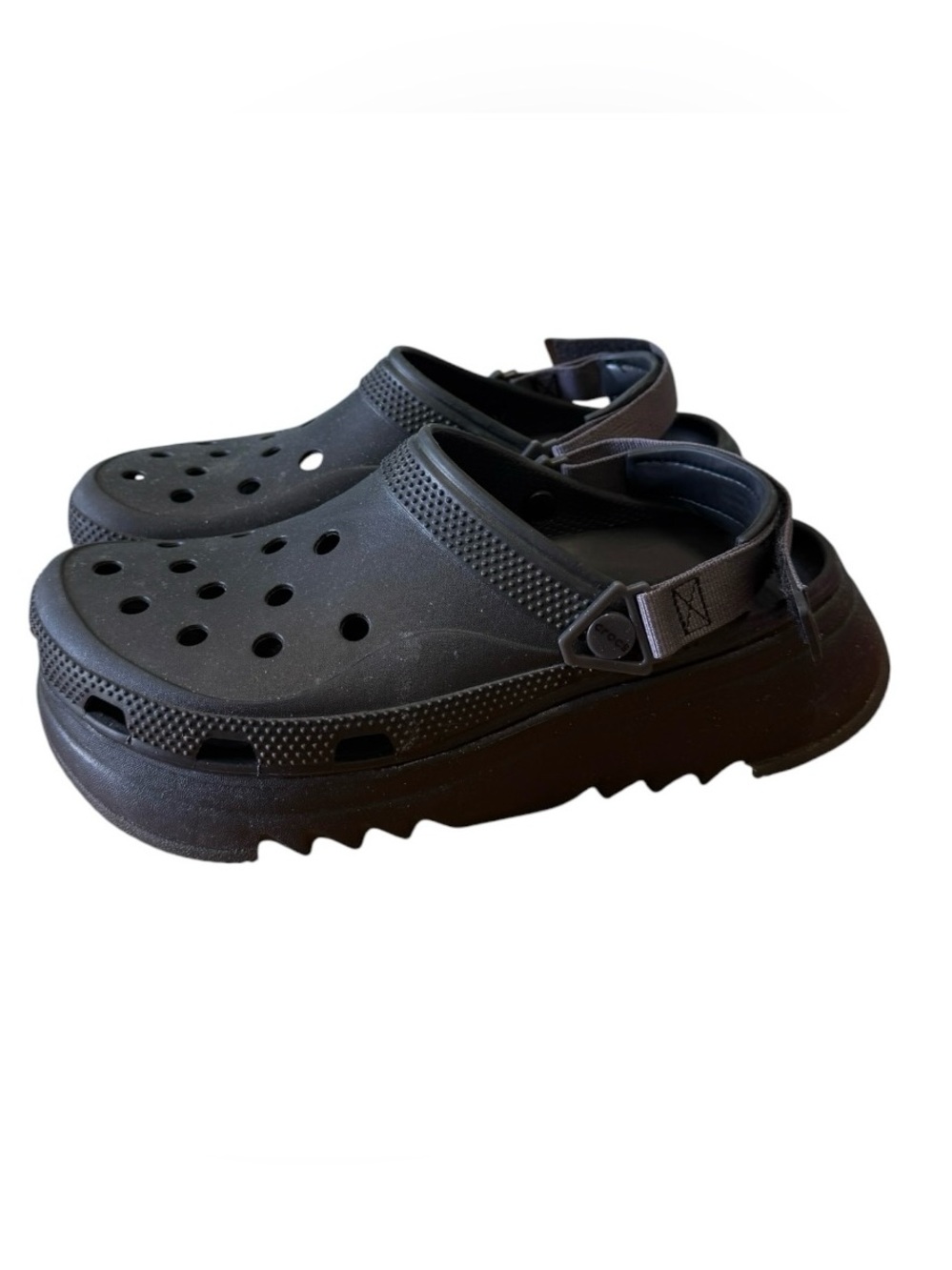 Crocs 208365-001 Men's Sz 11 Black Hiker Xscape Clogs